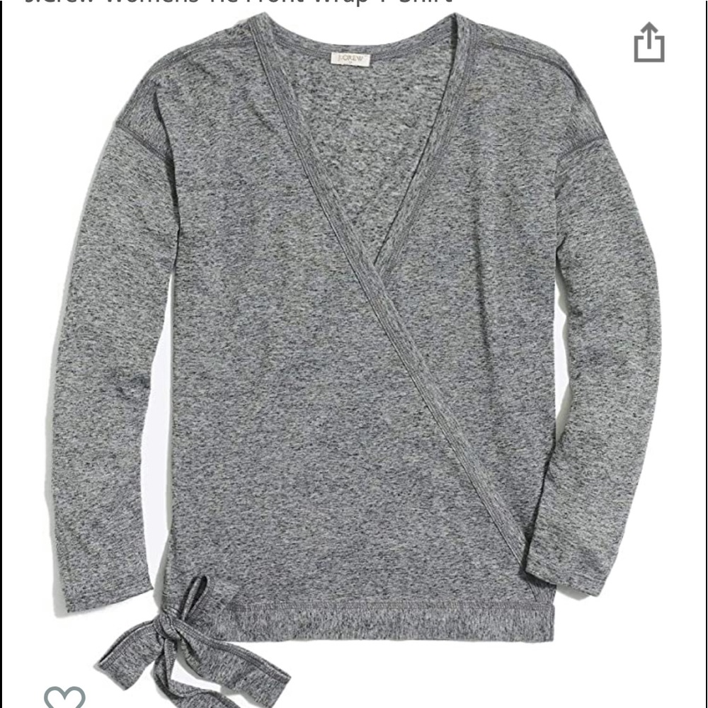 J. Crew wrap tee